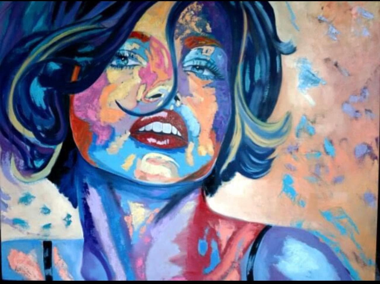 Pintura al óleo sobre tela de Marcela Pedrosa, Chile